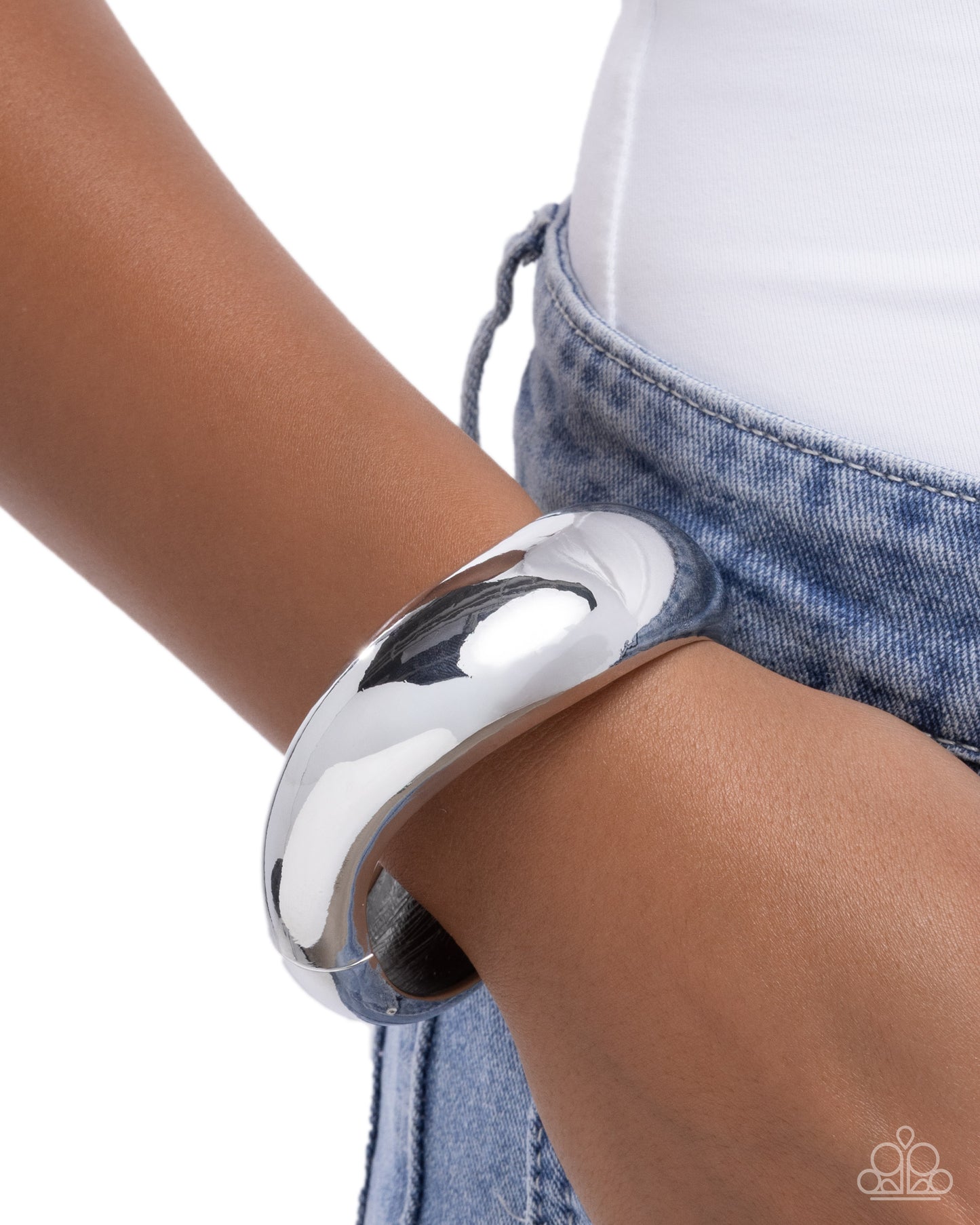 Fearless Fame - silver - Paparazzi bracelet