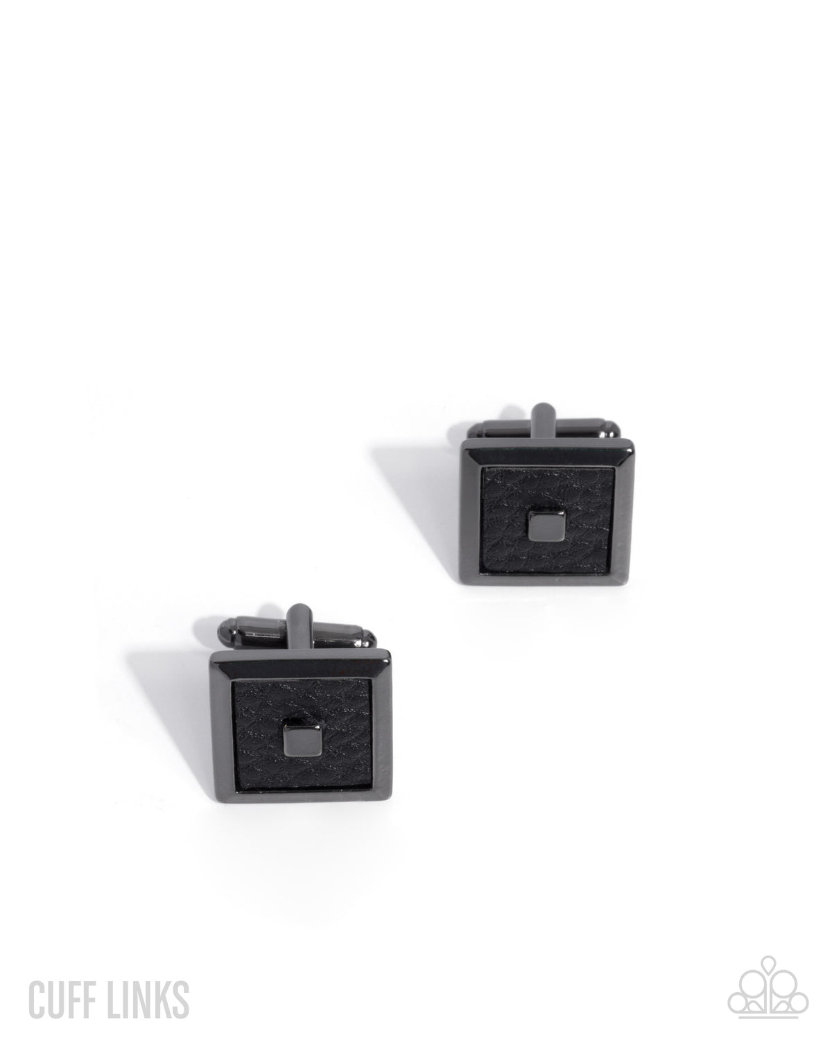Fearless Formality - black - Paparazzi MENS cufflinks