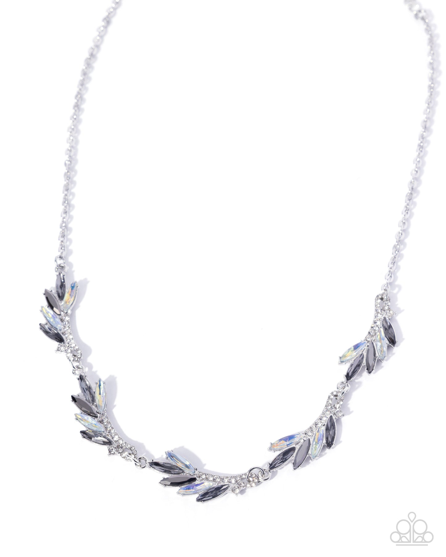 Feathered Fantasy - silver - Paparazzi necklace