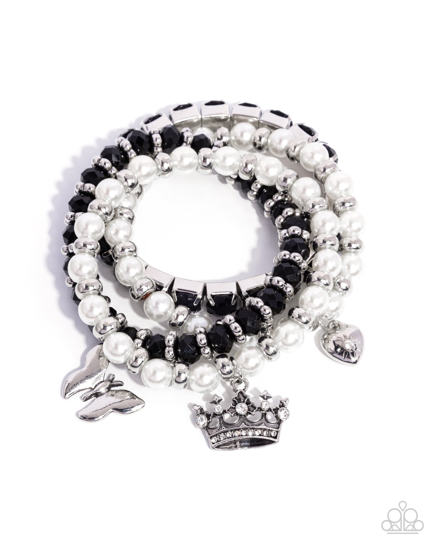 Feminine Charm - black - Paparazzi bracelet