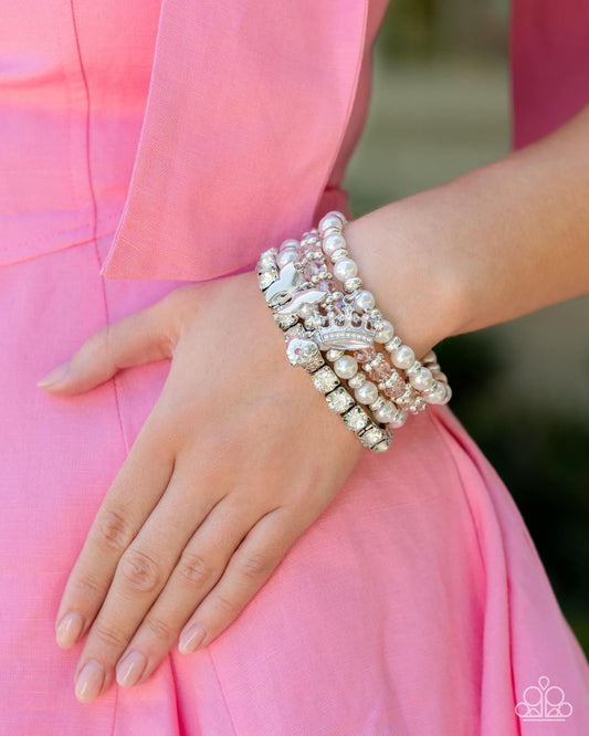 Feminine Charm - pink - Paparazzi bracelet