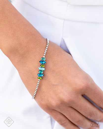 Feminine Faith - blue - Paparazzi bracelet