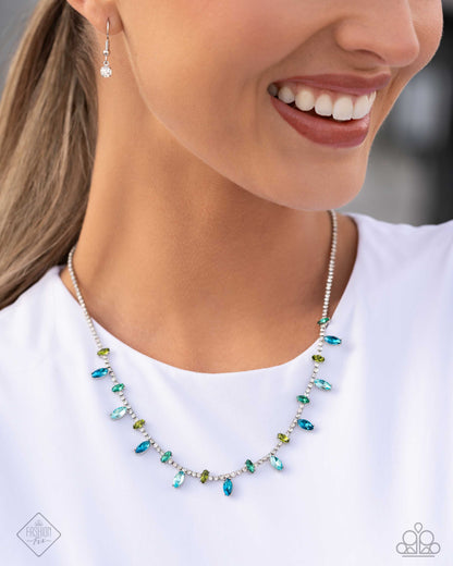 Feminine Fashion - blue - Paparazzi necklace