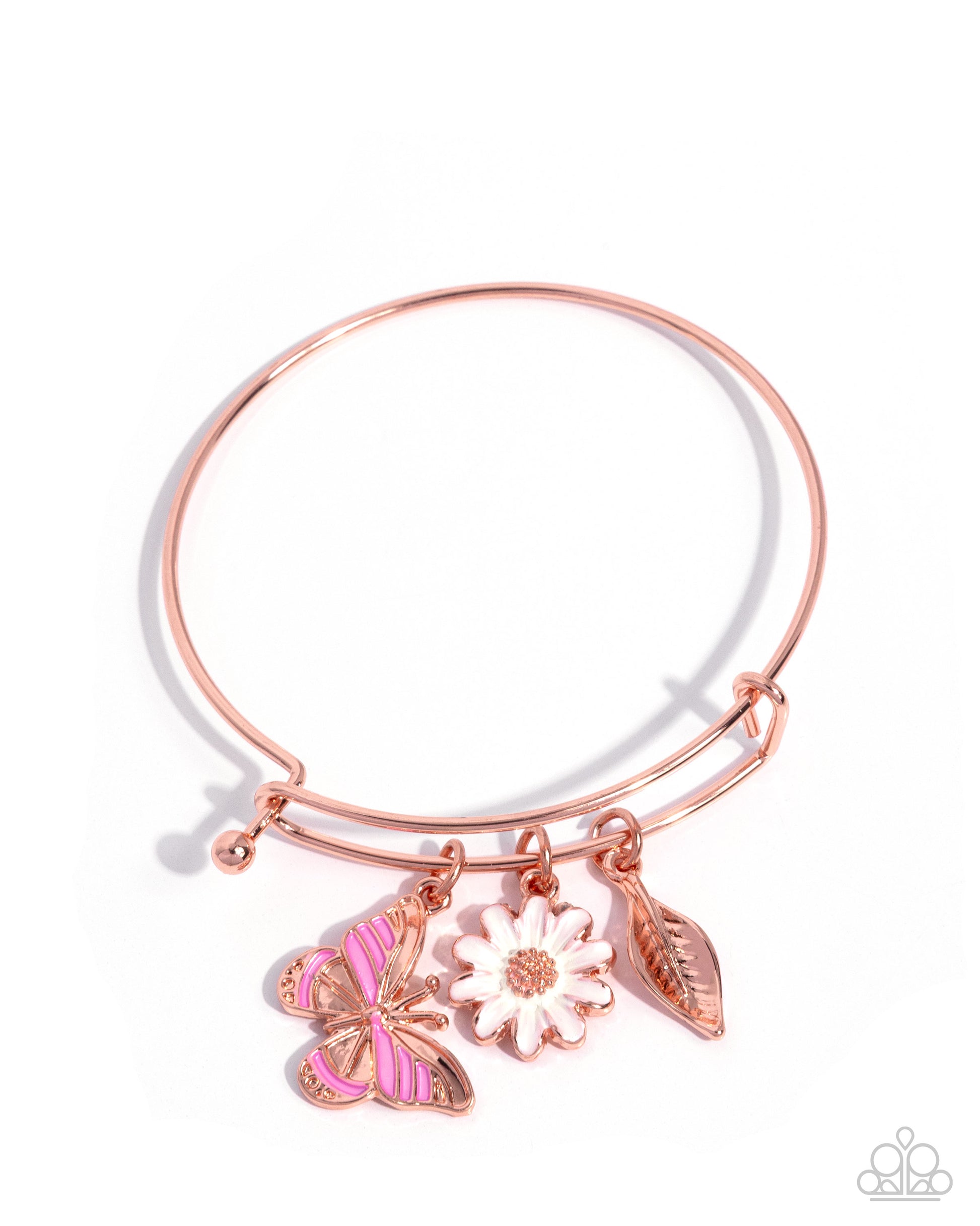 Feminine Fate - copper - Paparazzi bracelet