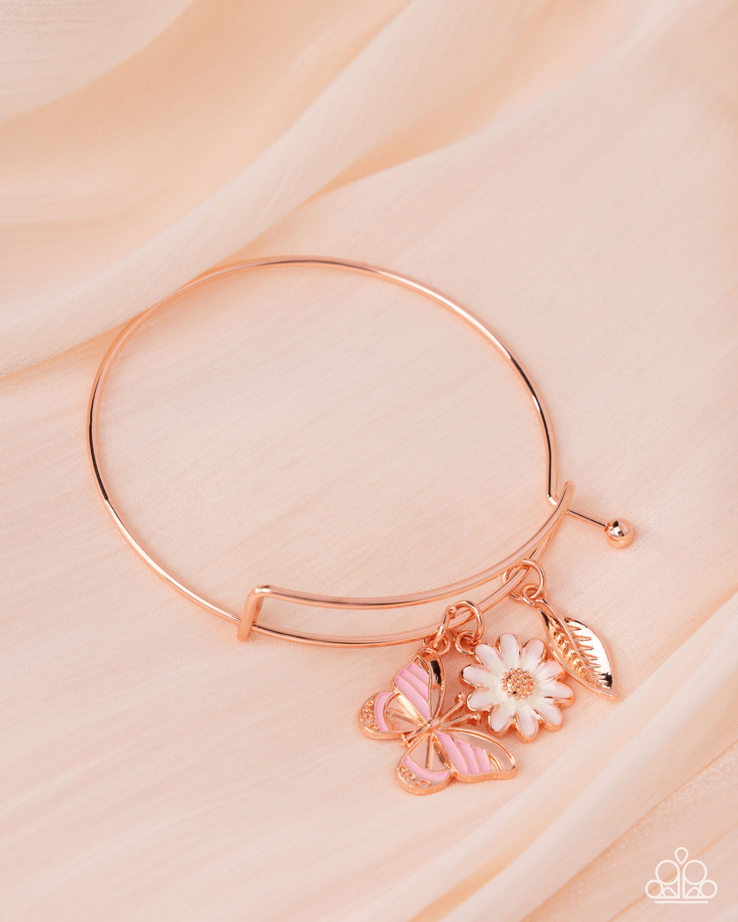Feminine Fate - copper - Paparazzi bracelet