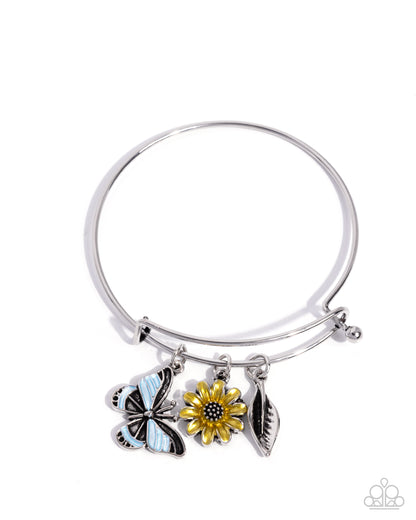 Feminine Fate - yellow - Paparazzi bracelet