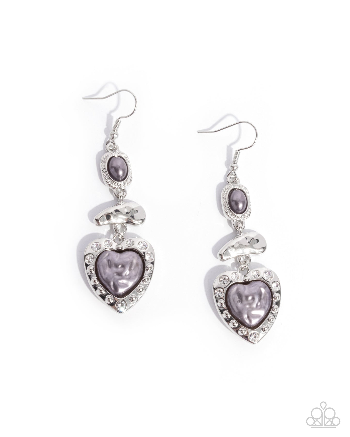 Feminine Feature - silver - Paparazzi earrings