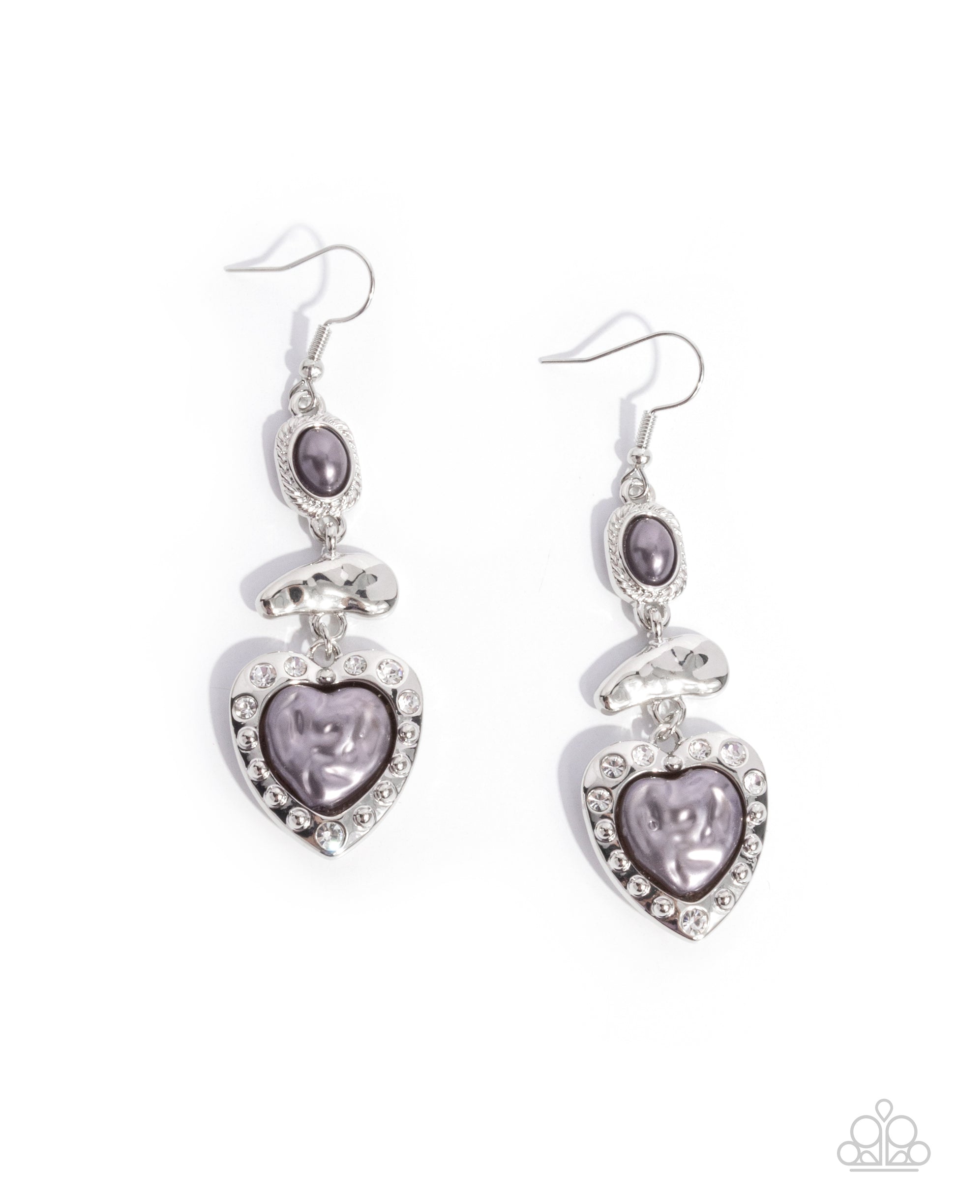 Feminine Feature - silver - Paparazzi earrings