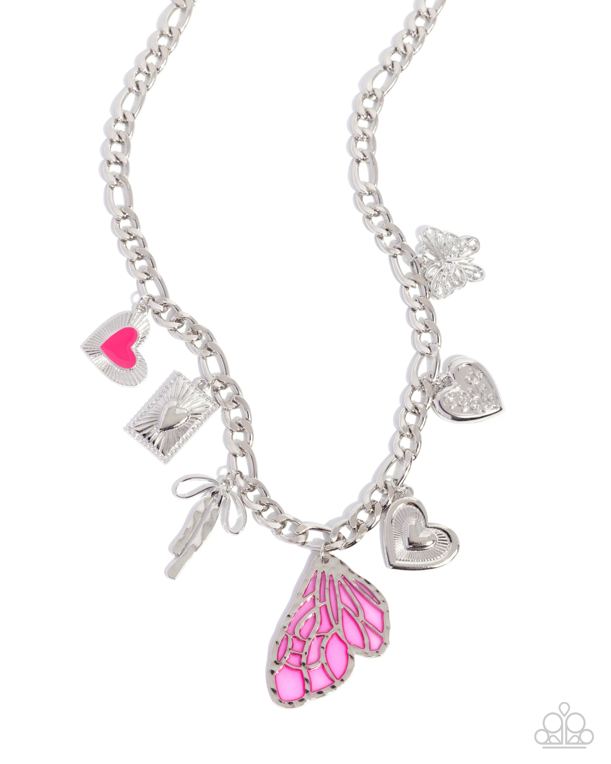 Feminine Finish - pink - Paparazzi necklace