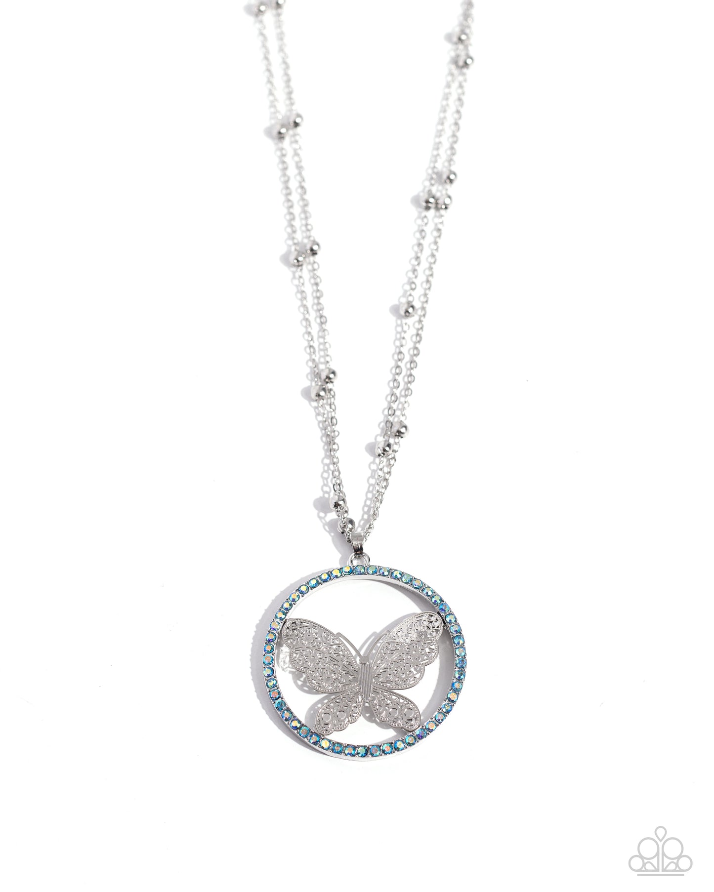 Festive Flight - blue - Paparazzi necklace