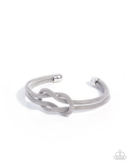 Fierce Finesse - silver - Paparazzi bracelet