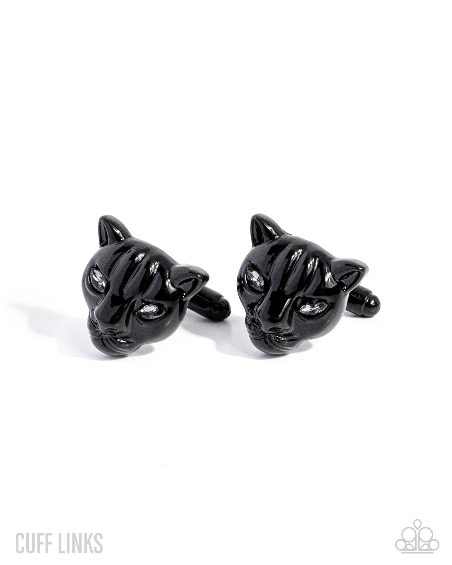 Fierce Focus - black - Paparazzi MENS cufflinks