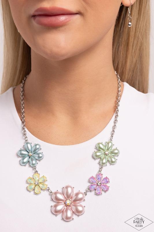 Fiercely Flowering - multi - Paparazzi necklace