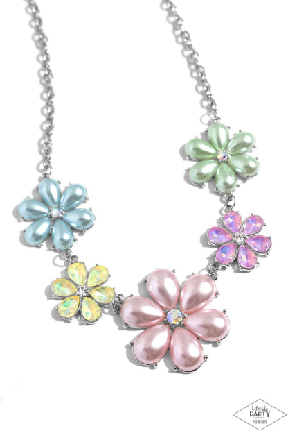 Fiercely Flowering - multi - Paparazzi necklace