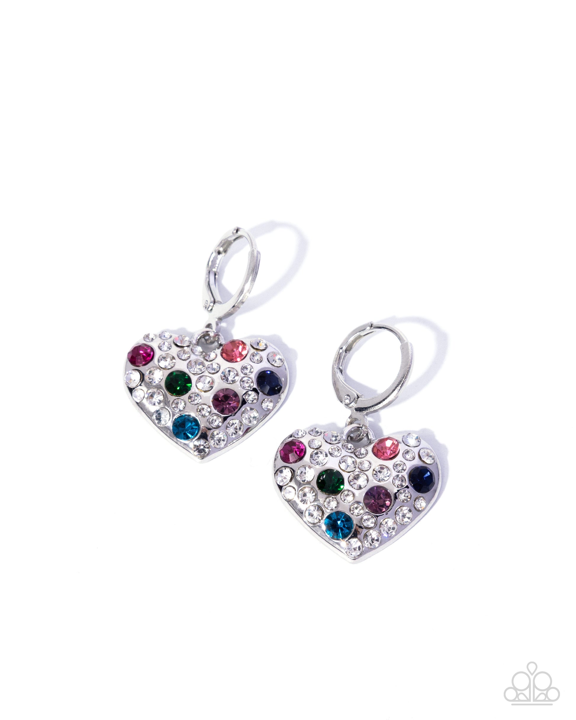 Fiery Flirt - multi - Paparazzi earrings
