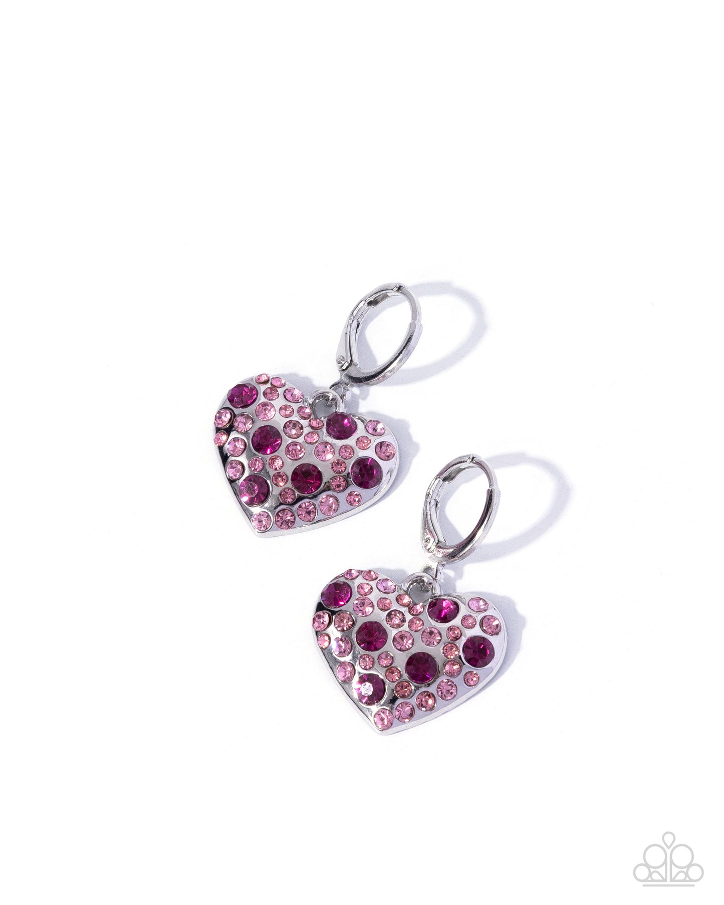 Fiery Flirt - pink - Paparazzi earrings