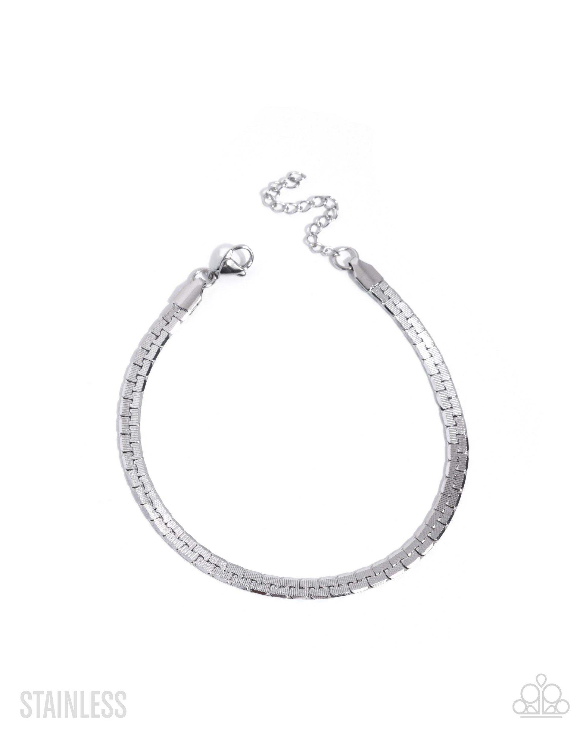 Fighting Fact - silver - Paparazzi MENS bracelet