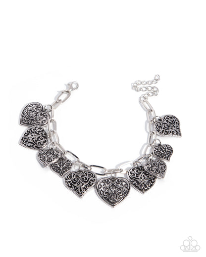 Filigree Feeling - silver - Paparazzi bracelet