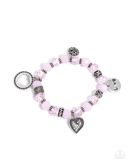 Filigree Finesse - pink - Paparazzi bracelet