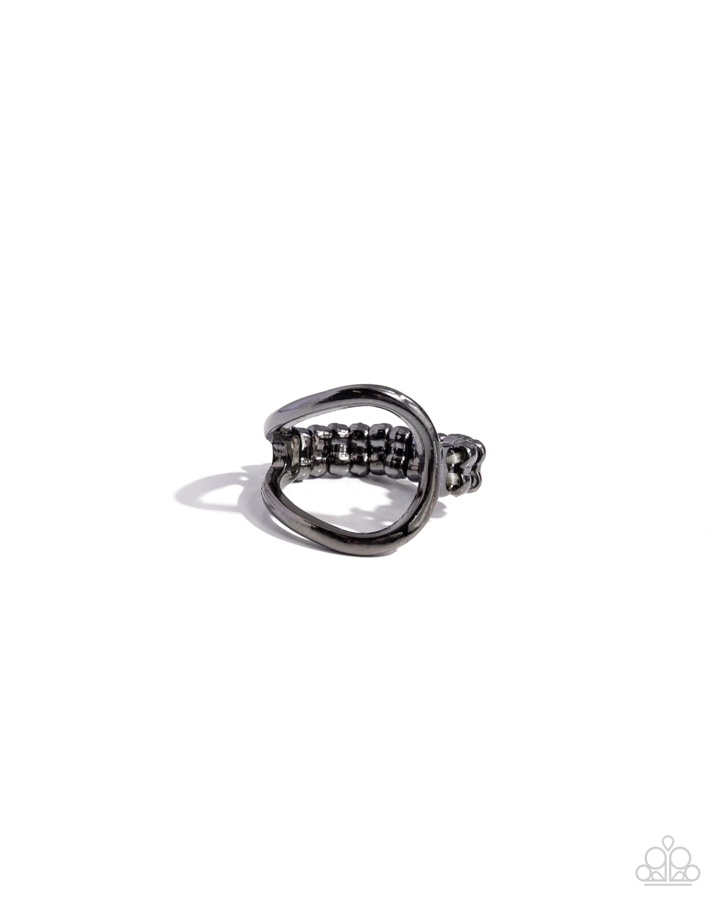 Fill The Gap - black - Paparazzi ring