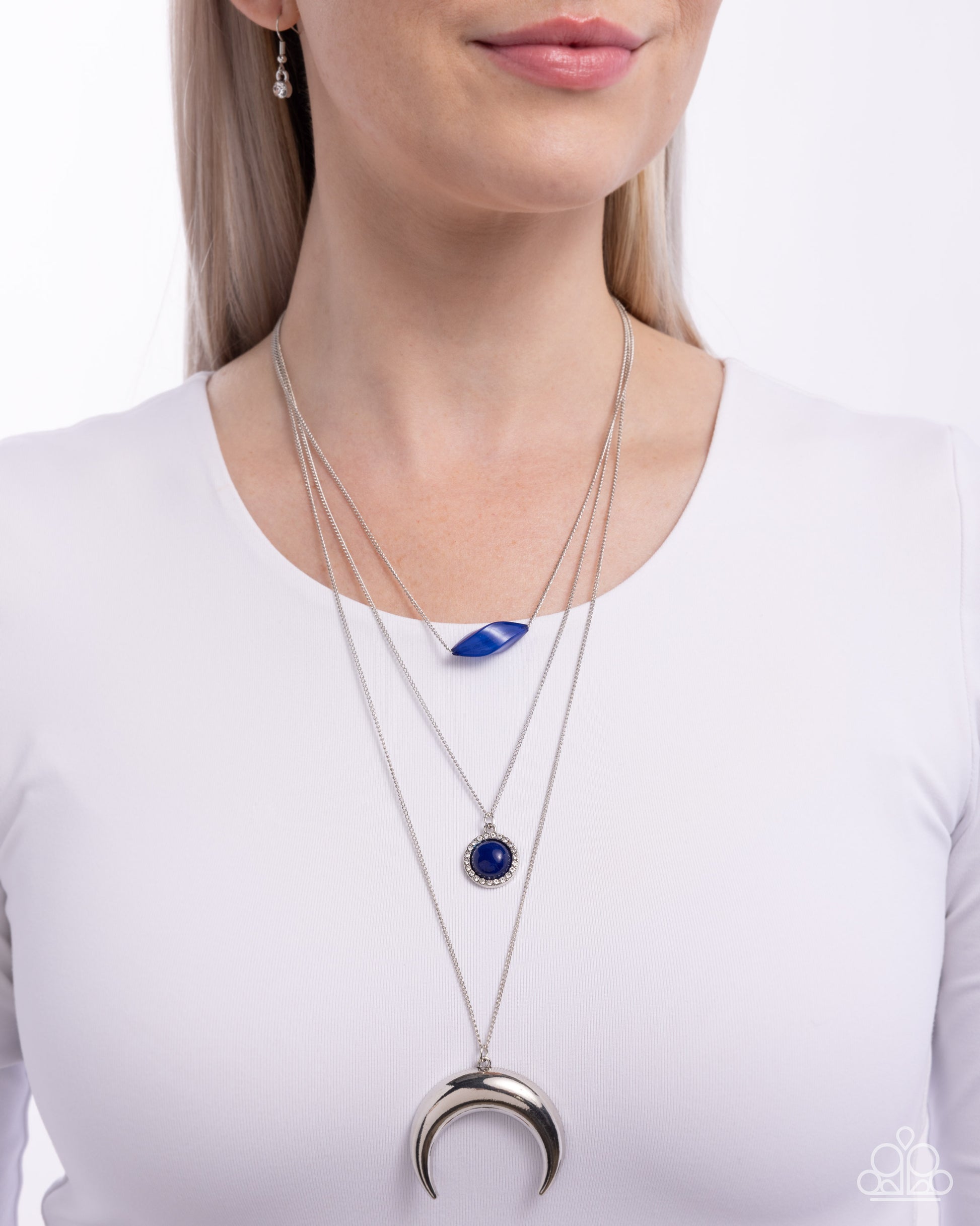Finally Free - blue - Paparazzi necklace
