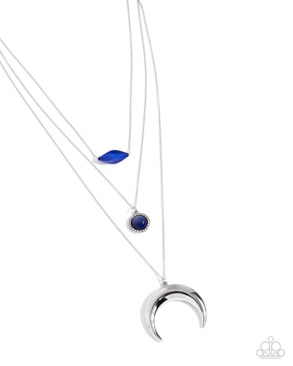 Finally Free - blue - Paparazzi necklace