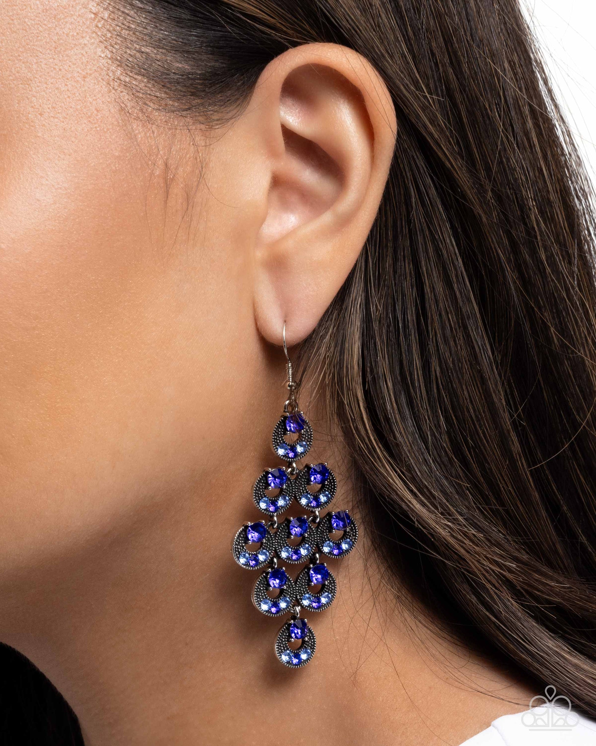 Find Your Sparkle - blue - Paparazziearrings