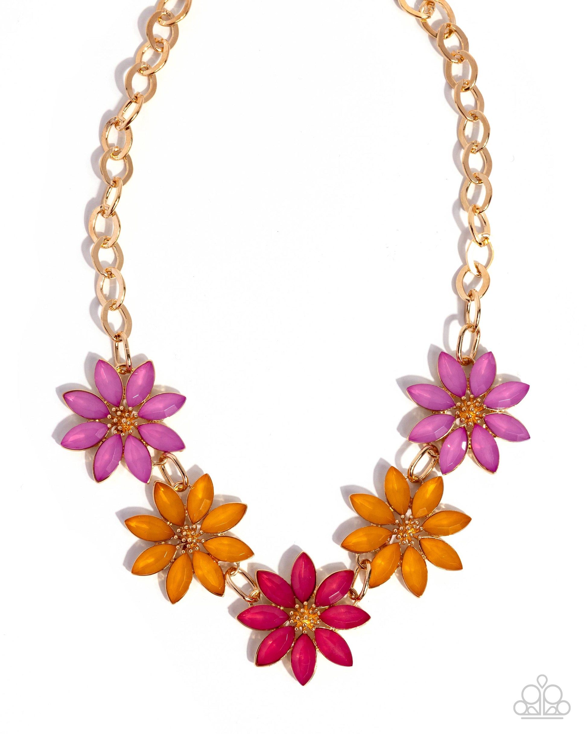 First Date Flowers - multi - Paparazzi necklace