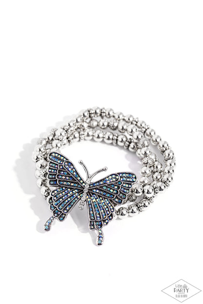 First WINGS First - blue - Paparazzi bracelet