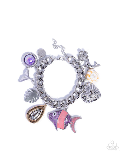 Fish Frenzy - purple - Paparazzi bracelet