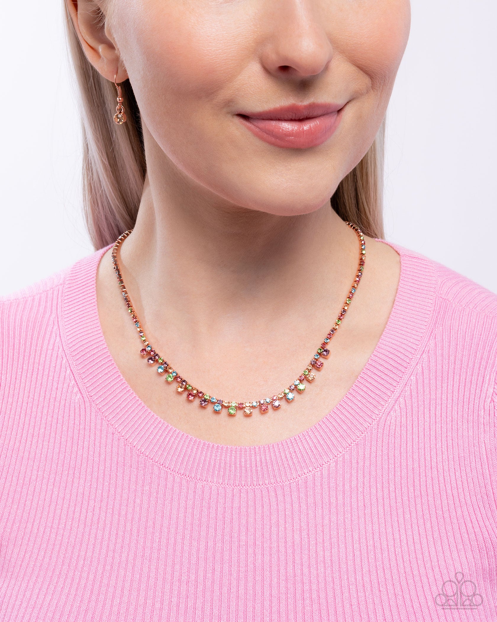 Fitting Room Fancy - copper - Paparazzi necklace