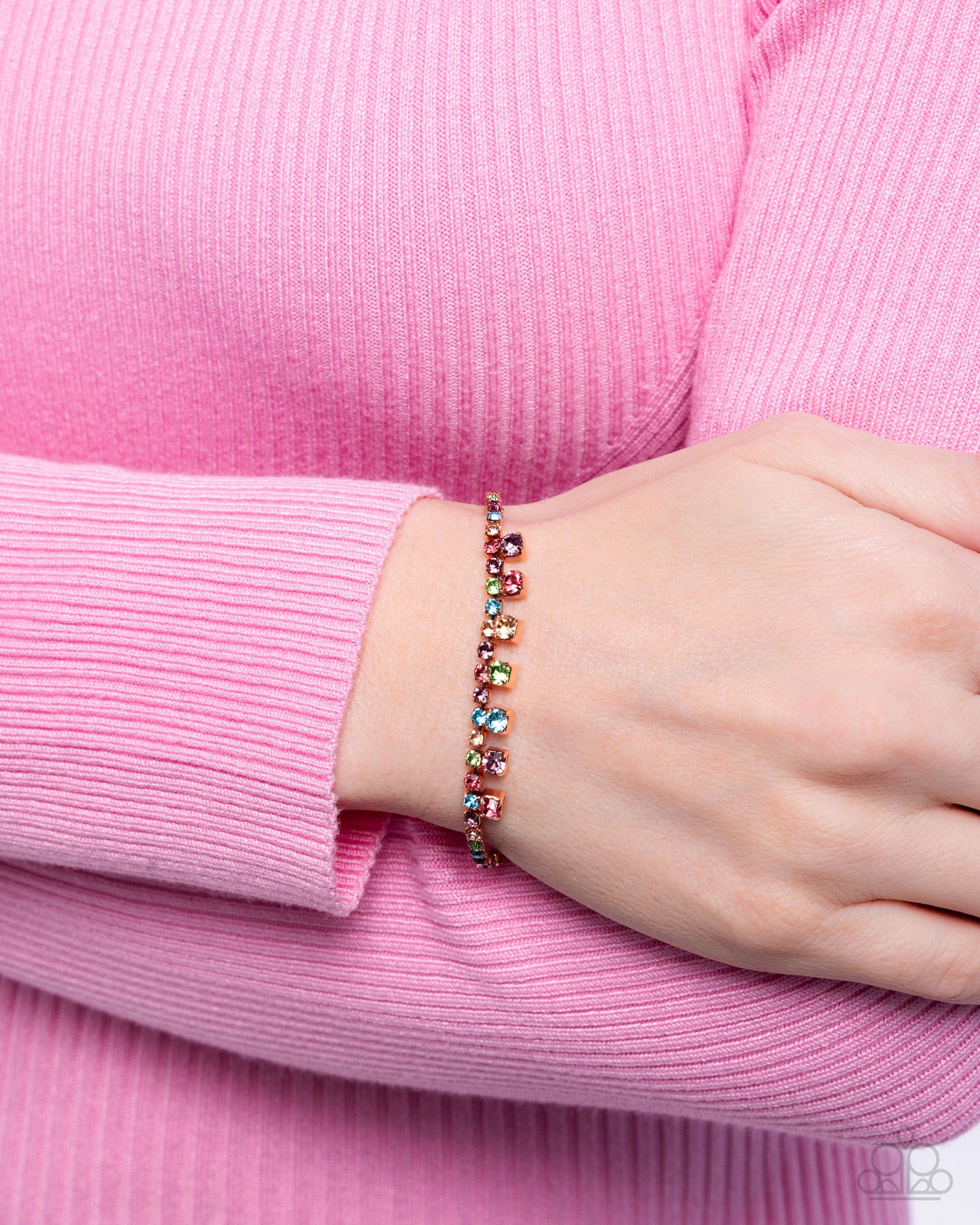 Fitting Room Frenzy - copper - Paparazzi bracelet