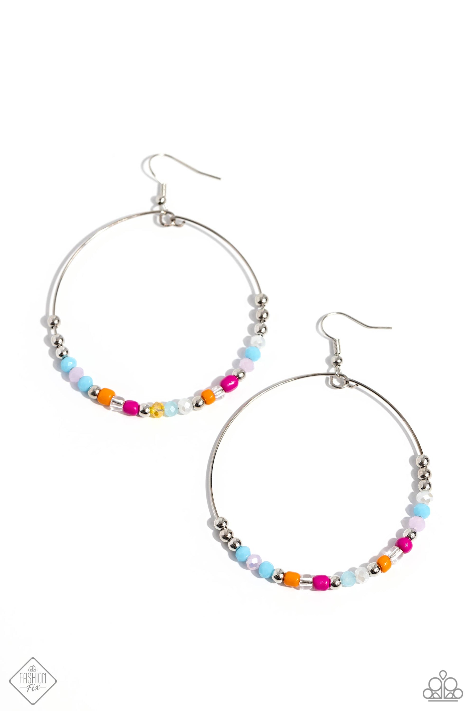 Flashy Festival - multi - Paparazzi earrings
