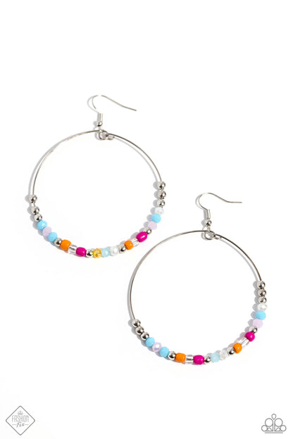 Flashy Festival - multi - Paparazzi earrings