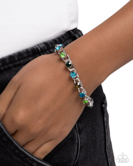 Flashy Finesse - green - Paparazzi bracelet