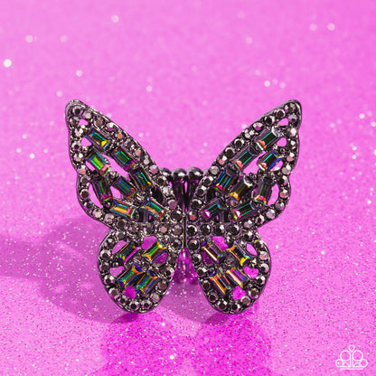 Flauntable Flutter - multi - Paparazzi ring