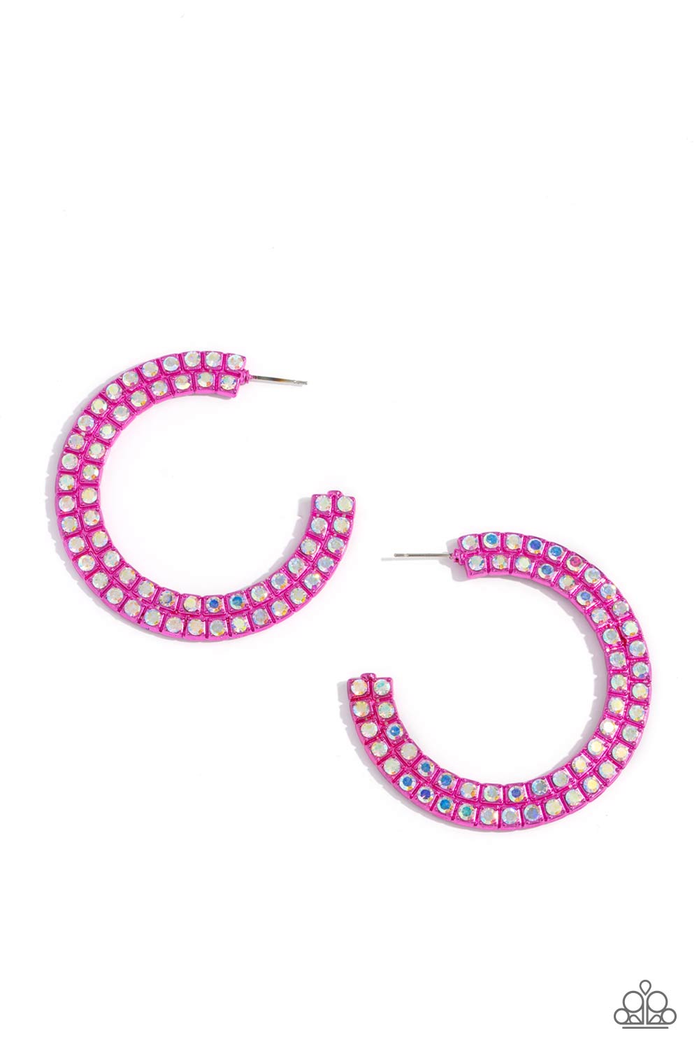 Flawless Fashion - pink - Paparazzi earrings