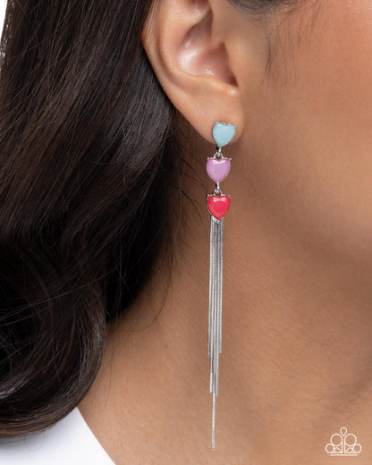 Flawless Favor - multi - Paparazzi earrings