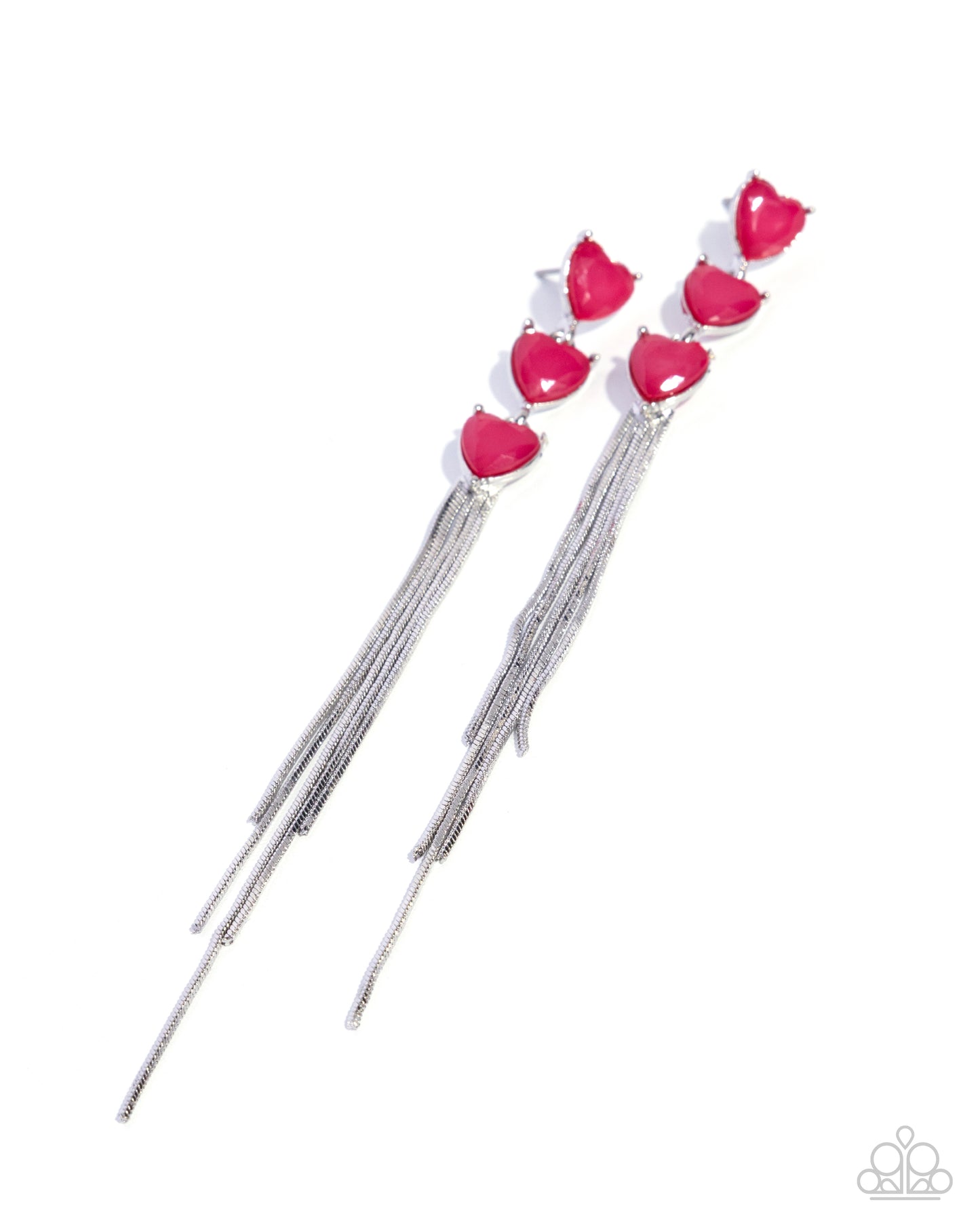 Flawless Favor - pink - Paparazzi earrings