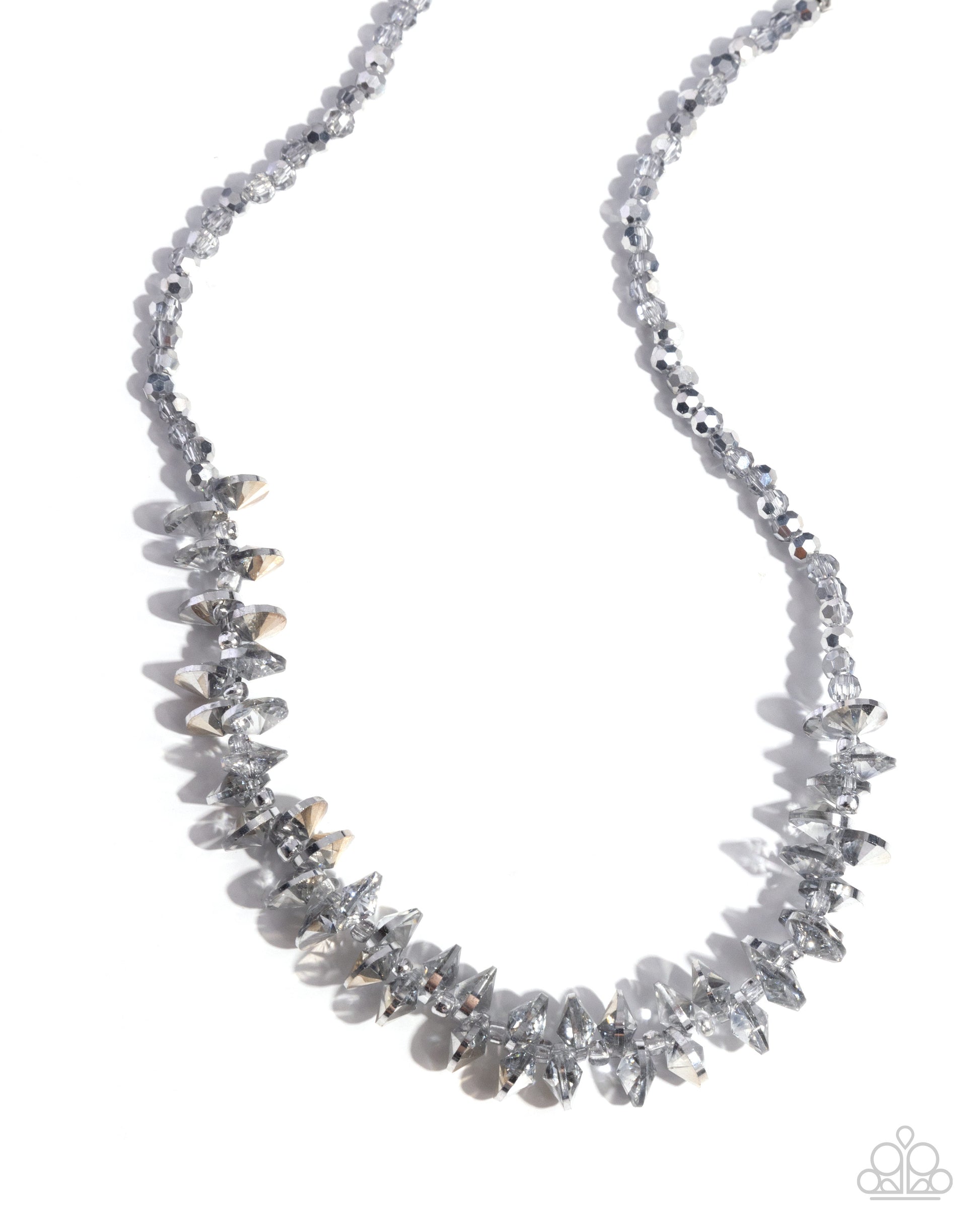 Flickering Fashion - silver - Paparazzi necklace