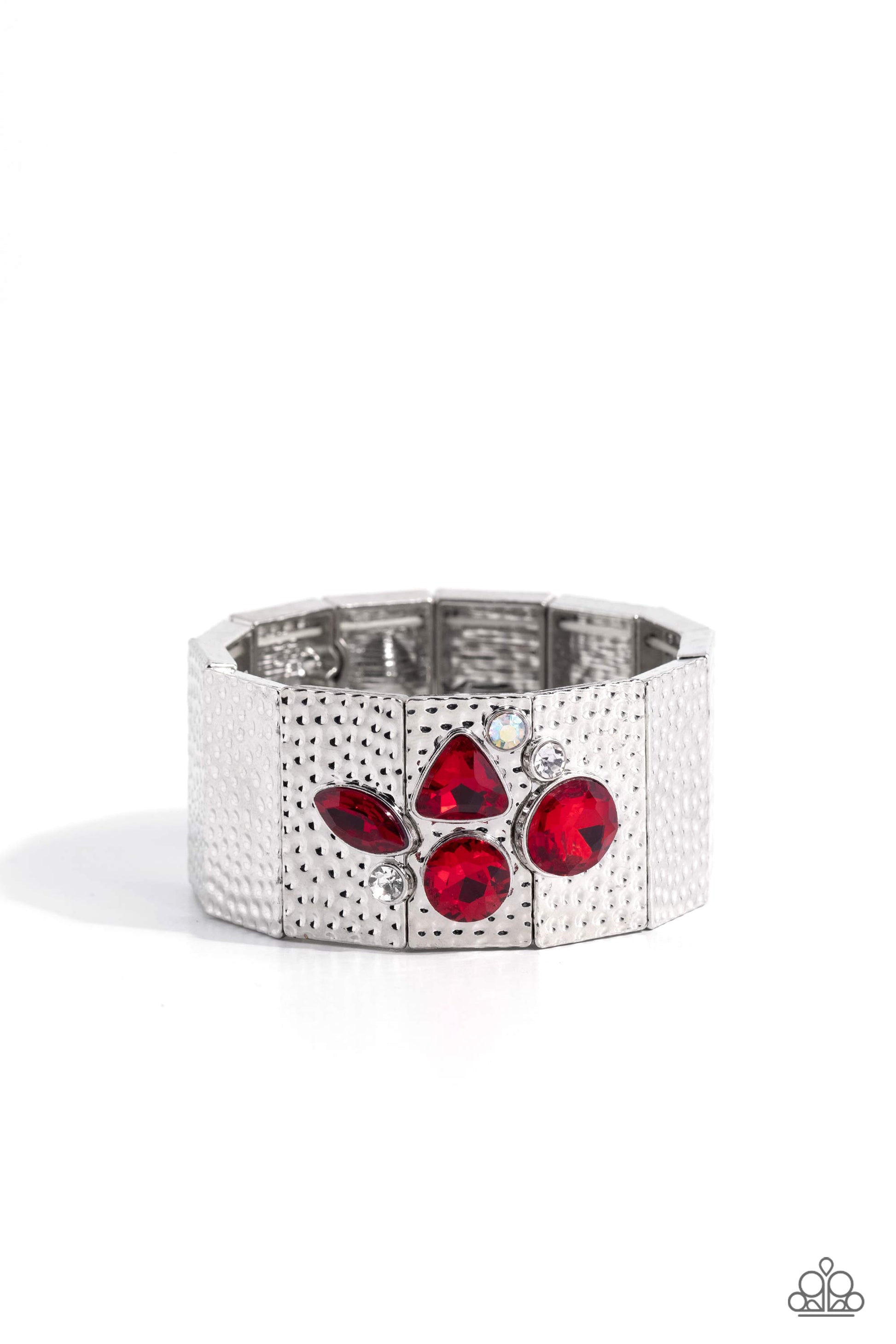 Flickering Fortune - red - Paparazzi bracelet