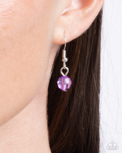 Flight of the Sparrow - purple - Paparazzi necklace