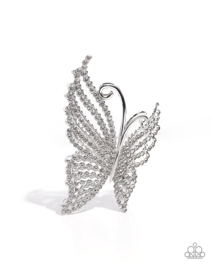 Floating Fanfare Mystery Set - white - Paparazzi complete set