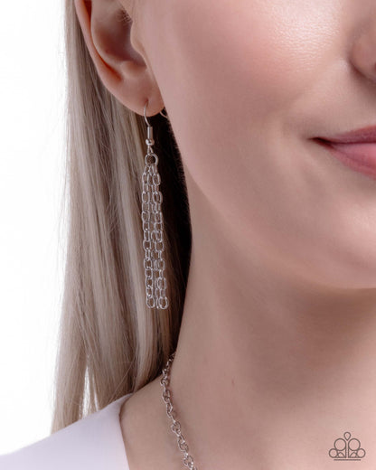 Floating Feature - multi - Paparazzi necklace