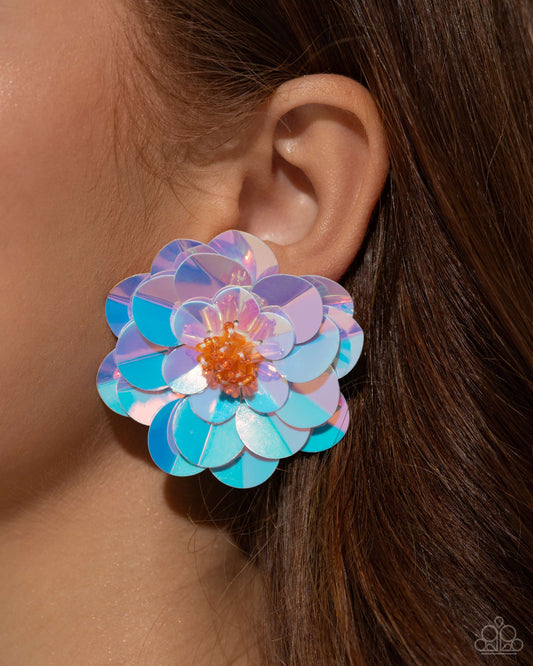 Floating Florals - multi - Paparazzi earrings