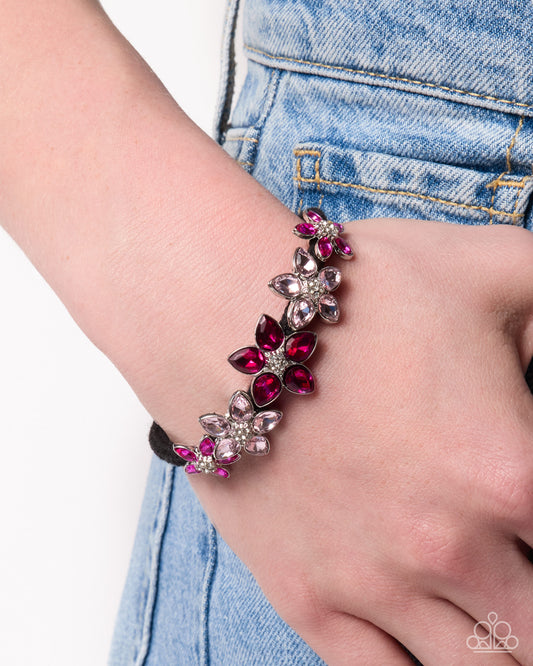 Floral Etiquette - pink - Paparazzi bracelet