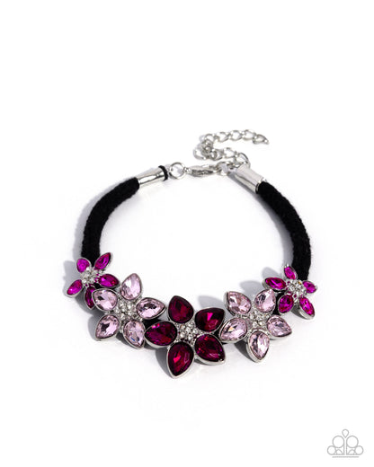 Floral Etiquette - pink - Paparazzi bracelet