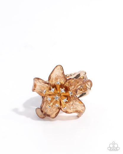 Floral Fable - brown - Paparazzi ring