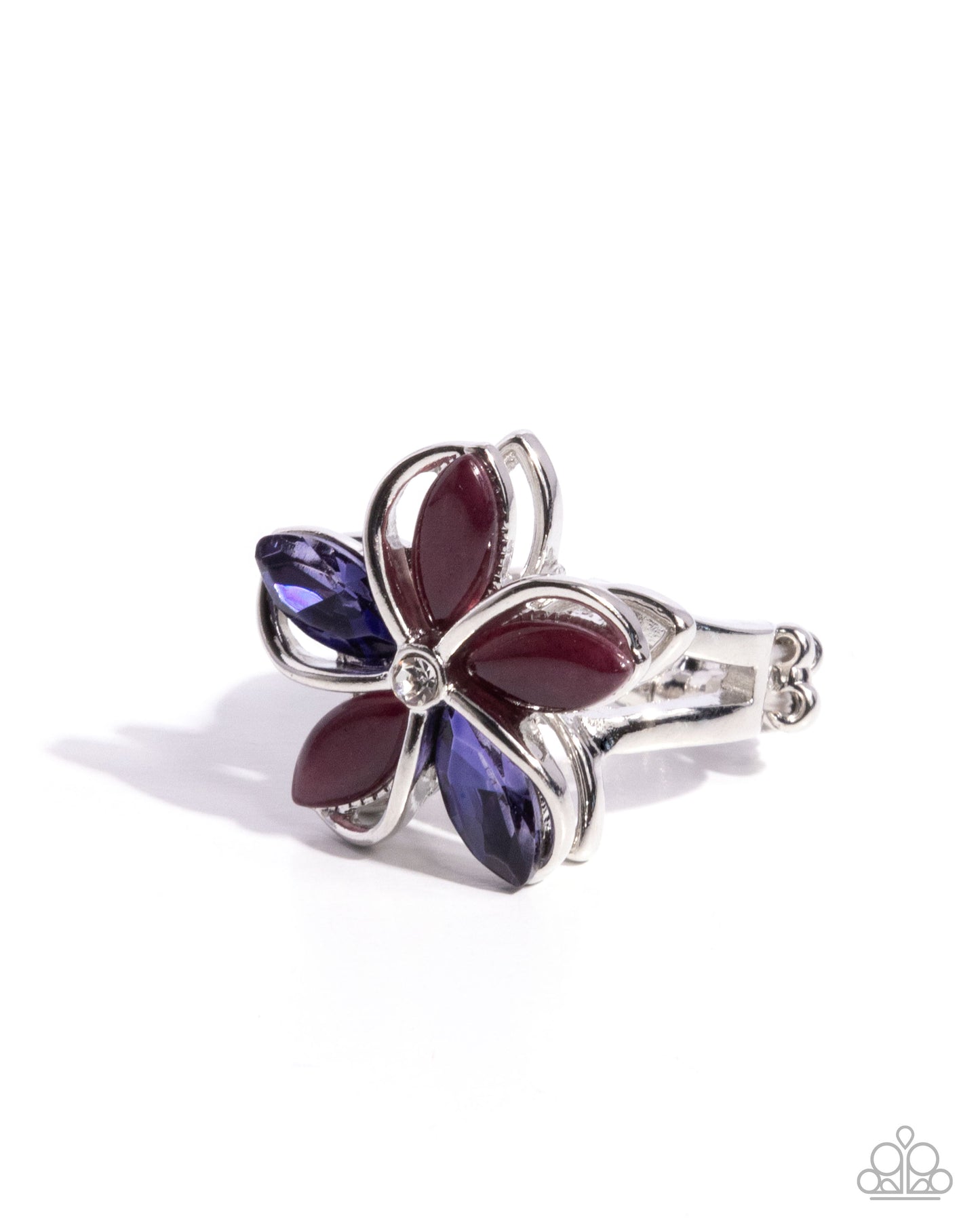 Floral Fabrication - purple - Paparazzi ring