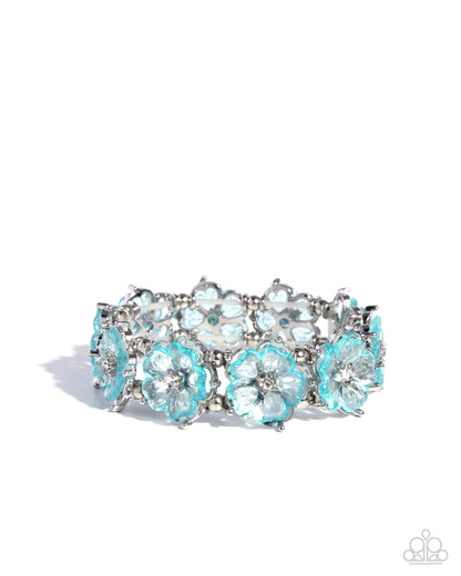 Floral Facility - blue - Paparazzi bracelet